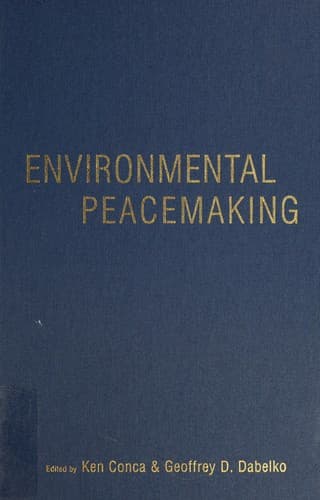 Tapa de Environmental peacemaking