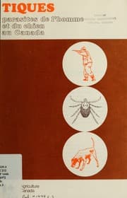 Tapa de TIQUES - PARASITES DE L'HOMME ET DU CHIEN AU CANADA