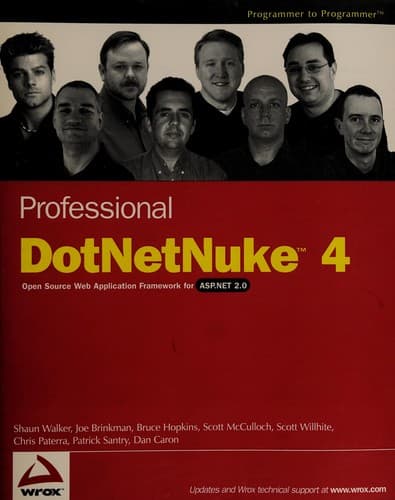 Tapa de Professional DotNetNuke 4