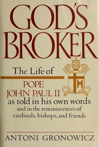 Tapa de God's broker