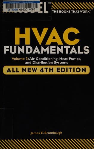 Tapa de Audel HVAC fundamentals.