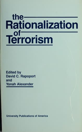 Tapa de The Rationalization of terrorism