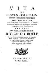 Tapa de Vita di Benvenuto Cellini