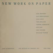 Tapa de New work on paper 1