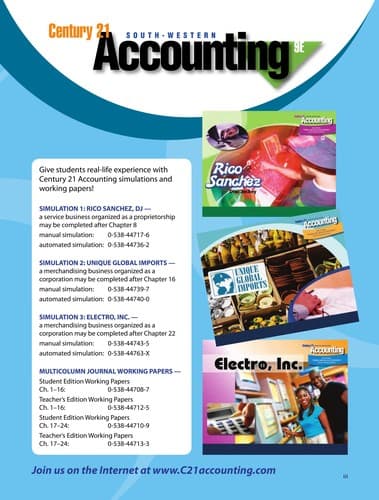 Tapa de Century 21 Accounting