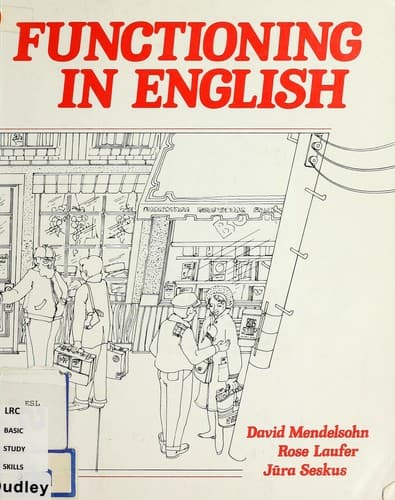 Tapa de Functioning in English