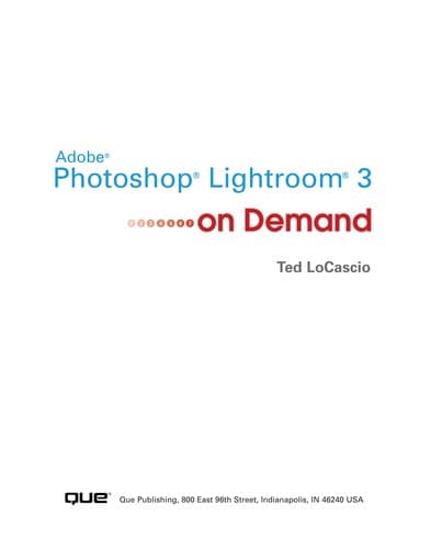 Tapa de Adobe Lightroom 3 on Demand