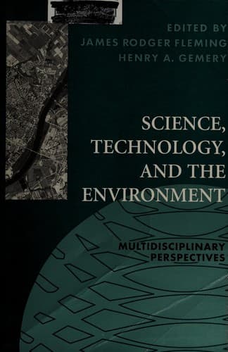 Tapa de Science, technology, and the environment