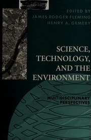 Tapa de Science, technology, and the environment