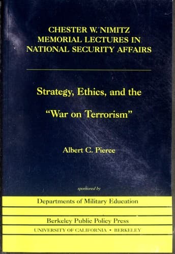 Tapa de Strategy, Ethics, and the War on Terrorism