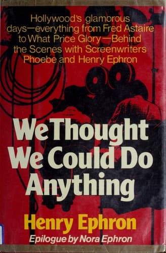 Tapa de We thought we could do anything