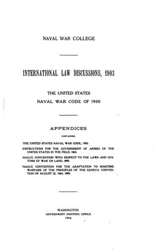 Tapa de International Law Documents...