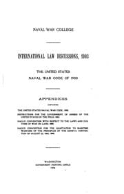 Tapa de International Law Documents..