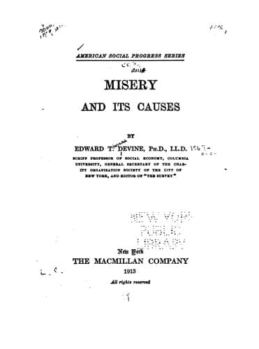Tapa de Misery and its causes