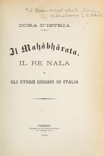 Tapa de Il Mahâbhârata