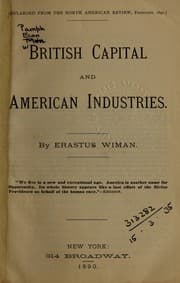 Tapa de British capital and American industries