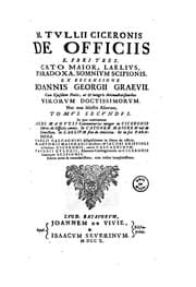 Tapa de De officiis libri tres: Cato Maior, Laelius, Paradoxa, Somnivm Scipionis