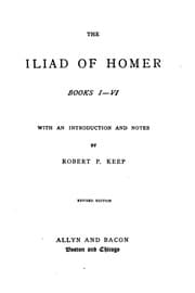 Tapa de The Iliad of Homer: books I-VI