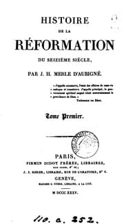 Tapa de Histoire de la réformation du seizième siècle