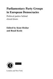 Tapa de Parliamentary party groups in European democracies