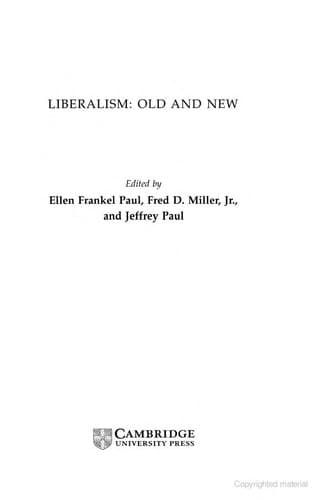 Tapa de Liberalism