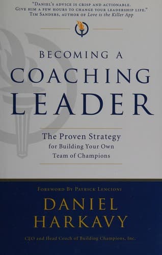 Tapa de Becoming a coaching leader