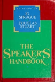 Tapa de The speaker's handbook