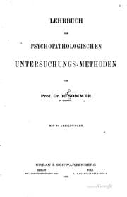 Tapa de Lehrbuch der psychopathologischen Untersuchungsmethoden