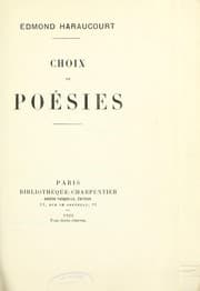 Tapa de Choix de poésies