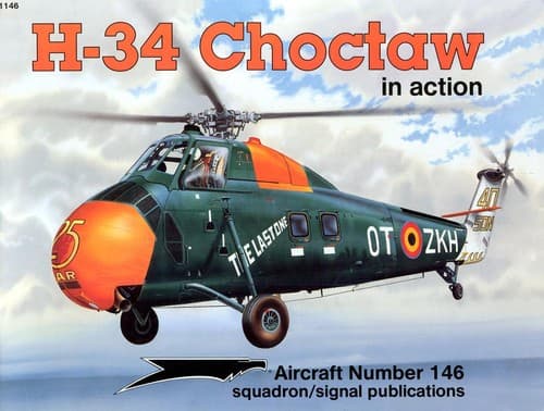 Tapa de H-34 Choctaw in action