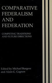Tapa de Comparative federalism and federation