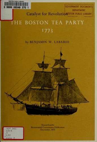 Tapa de The Boston Tea Party, 1773