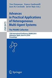 Tapa de Advances in Practical Applications of Heterogeneous Multi-Agent Systems - The PAAMS Collection