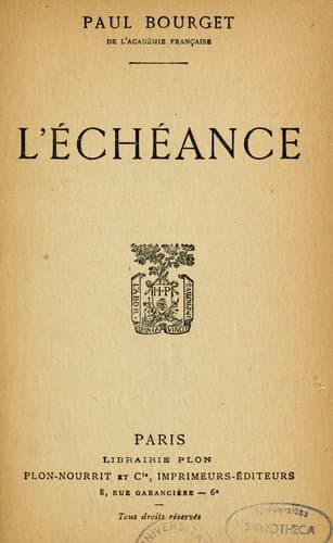 Tapa de L'Échéance