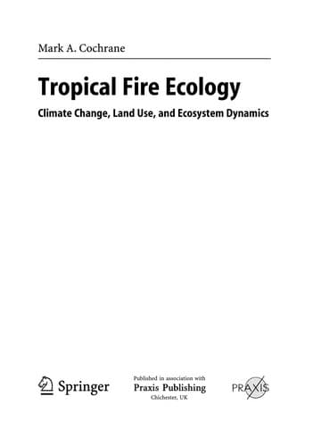 Tapa de Tropical fire ecology