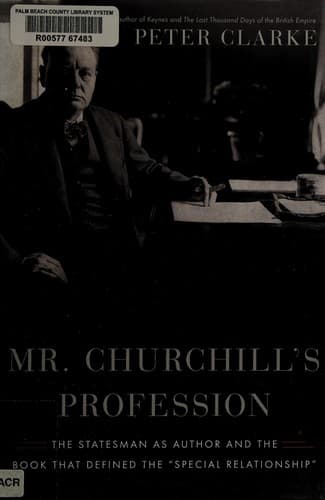 Tapa de Mr. Churchill's profession
