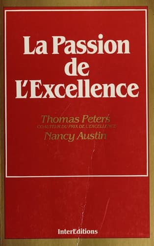 Tapa de La passion de l'excellence