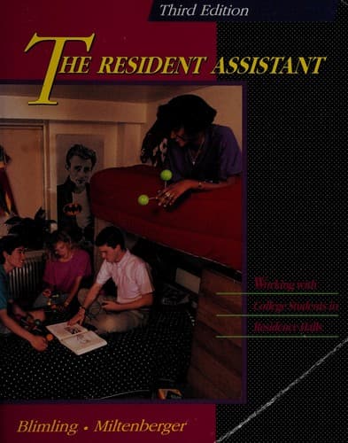 Tapa de The resident assistant