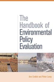 Tapa de The handbook of environmental policy evaluation