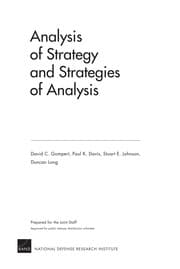 Tapa de Analysis of strategy and strategies of analysis