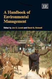 Tapa de A handbook of environmental management