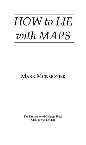 Tapa de How to lie with maps
