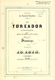 Tapa de Le toréador, ou, L'accord parfait