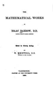 Tapa de The mathematical works of Isaac Barrow