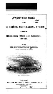 Tapa de Twenty-nine Years in the West Indies and Central Africa: A Review of Missionary Work and ..