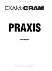 Tapa de PRAXIS exam cram
