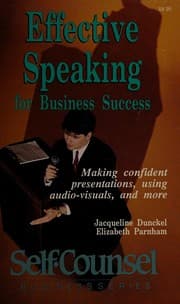 Tapa de Effective speaking for business success