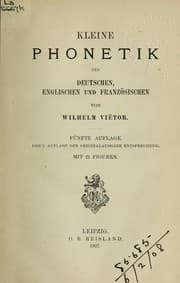 Tapa de Kleine Phonetik des deutschen, englischen und französischen