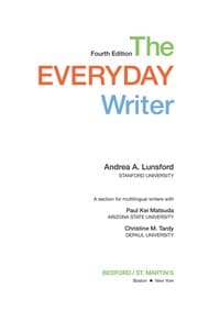 Tapa de The everyday writer