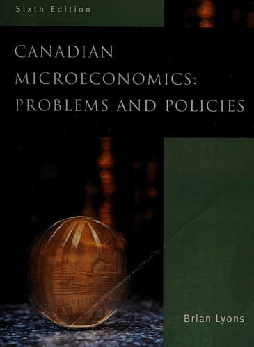 Tapa de Canadian Microeconomics